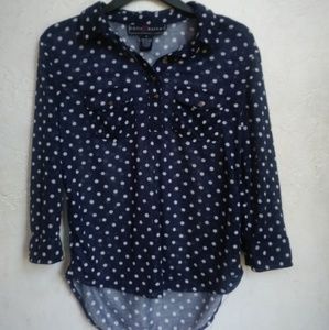 Polka dot blouse